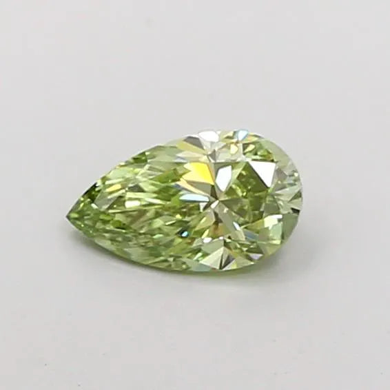 0.51ct Pear Lab Grown Diamond (Colour Fancy Vivid Green, Clarity VS1, IGI Certified)