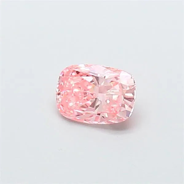 0.53ct Cushion brilliant Lab Grown Diamond (Colour Fancy Vivid Pink, Clarity VVS2, IGI Certified)