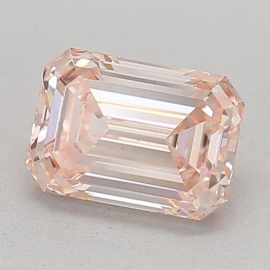 0.53ct Emerald Lab Grown Diamond (Colour Fancy Intense Pink, Clarity VS2, IGI Certified)