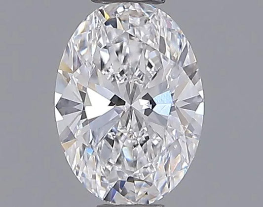 0.53ct Oval Lab Grown Diamond (Colour D, Clarity IF, IGI Certified)