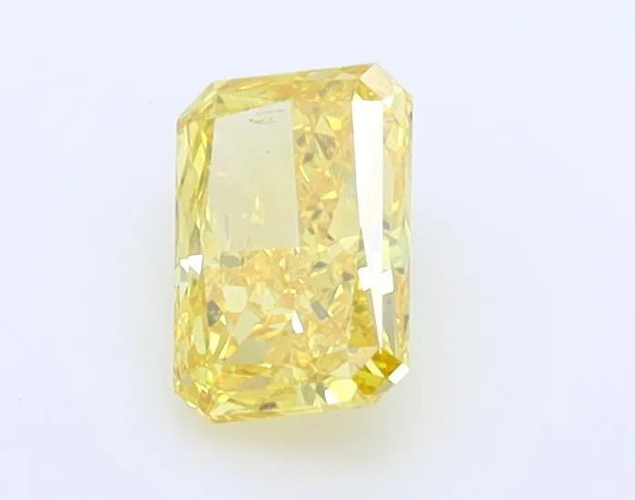 0.58ct Radiant Lab Grown Diamond (Colour Fancy Vivid Yellow, Clarity VS2, Cut VG, IGI Certified)
