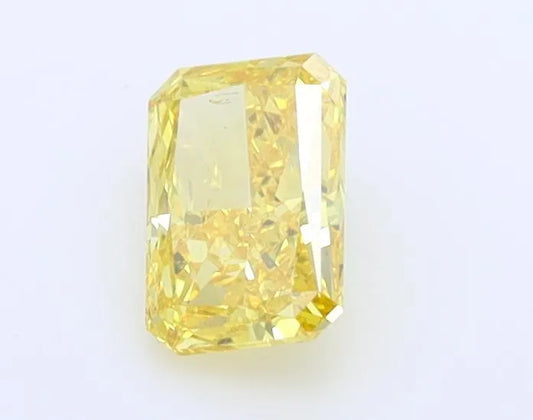 0.58ct Radiant Lab Grown Diamond (Colour Fancy Vivid Yellow, Clarity VS2, Cut VG, IGI Certified)