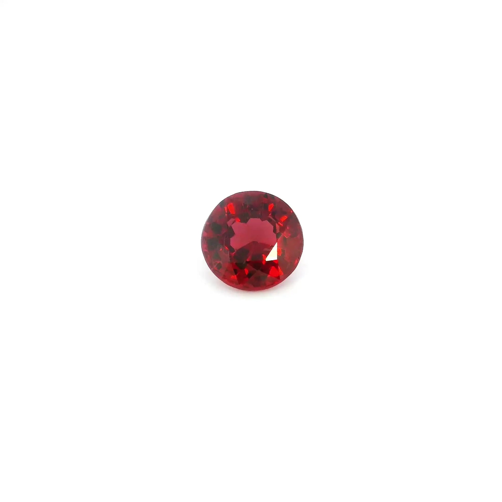 0.63ct Round Natural Spinel (Colour Red, Clarity Slightly Included, Cut Faceted)