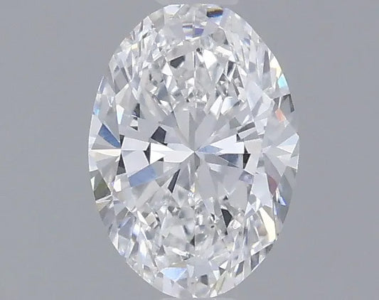 0.76ct Oval Lab Grown Diamond (Colour D, Clarity VVS2, IGI Certified)