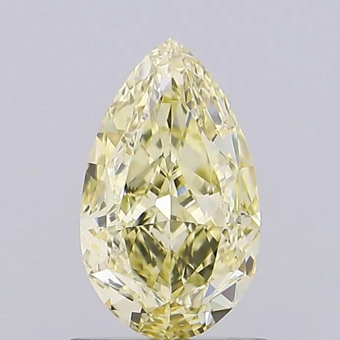 0.99ct Pear Lab Grown Diamond (Colour Fancy Yellow, Clarity VS1, IGI Certified)