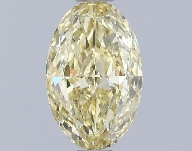 1.00ct Oval Lab Grown Diamond (Colour Fancy Yellow, Clarity VS2, IGI Certified)