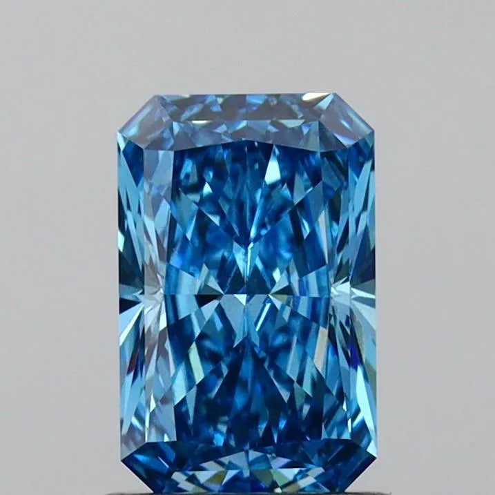 1.01ct Radiant Lab Grown Diamond (Colour Fancy Vivid Blue, Clarity VS2, IGI Certified)