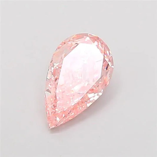 1.03ct Pear Lab Grown Diamond (Colour Fancy Intense Pink, Clarity VVS1, IGI Certified)