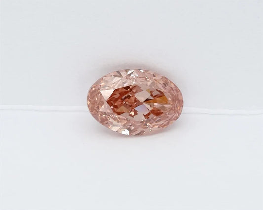 1.07ct Oval Lab Grown Diamond (Colour Fancy Vivid Pink, Clarity VVS2, IGI Certified)