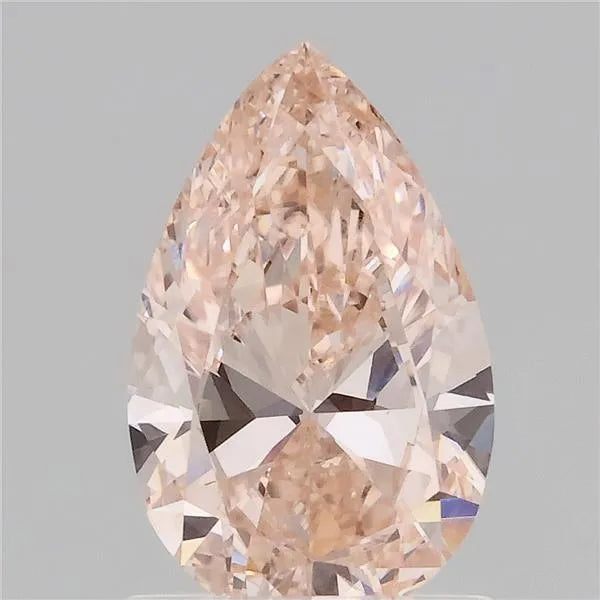 1.08ct Pear Lab Grown Diamond (Colour Fancy Pink, Clarity VVS2, IGI Certified)