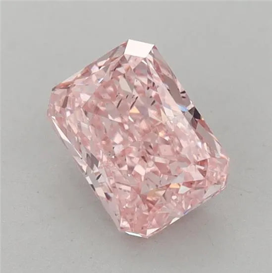 1.09ct Radiant Lab Grown Diamond (Colour Fancy Vivid Pink, Clarity SI1, IGI Certified)