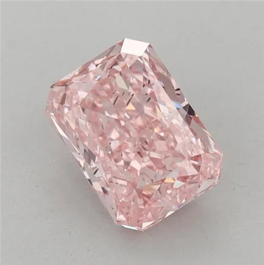 1.09ct Radiant Lab Grown Diamond (Colour Fancy Vivid Pink, Clarity SI1, IGI Certified)