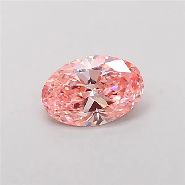 1.11ct Oval Lab Grown Diamond (Colour Fancy Vivid Pink, Clarity VVS2, IGI Certified)