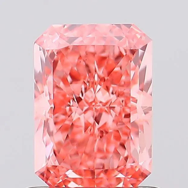 1.11ct Radiant Lab Grown Diamond (Colour Fancy Vivid Pink, Clarity VVS2, IGI Certified)