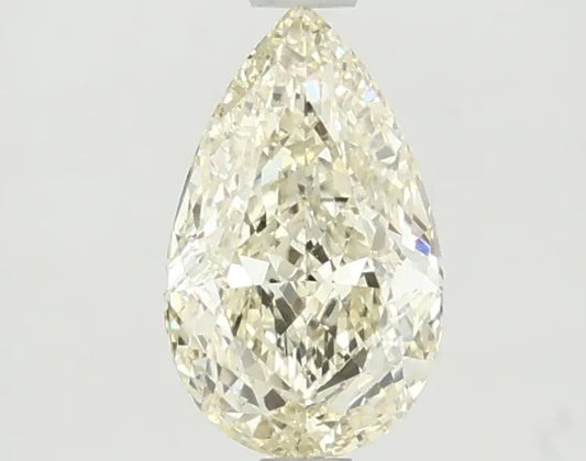 1.18ct Pear Lab Grown Diamond (Colour Fancy Light Yellow, Clarity VVS1, IGI Certified)