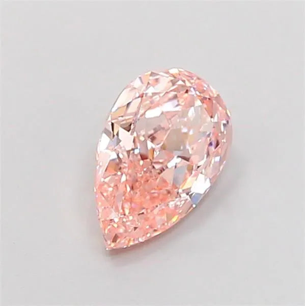 1.19ct Pear Lab Grown Diamond (Colour Fancy Intense Brownish Pink, Clarity VVS2, IGI Certified)