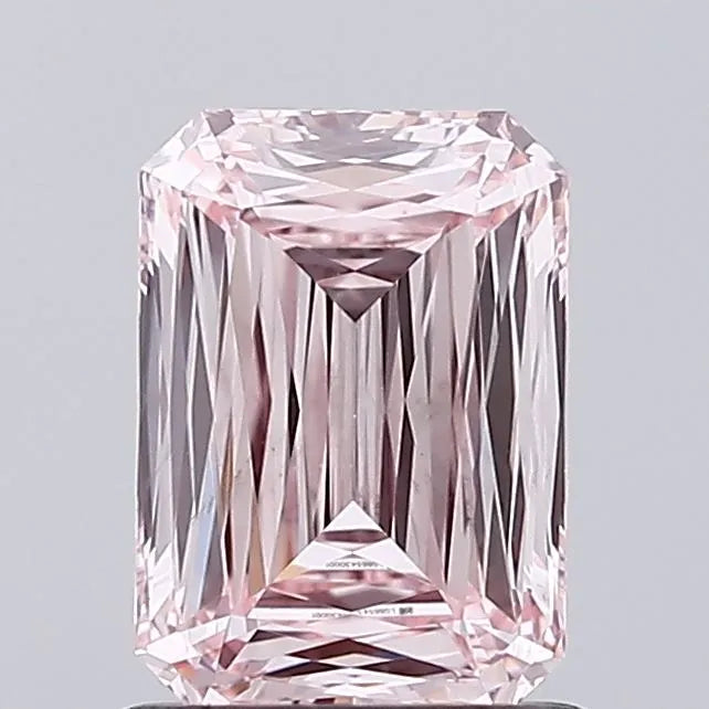 1.19ct Radiant Lab Grown Diamond (Colour Fancy Pink, Clarity VS1, IGI Certified)