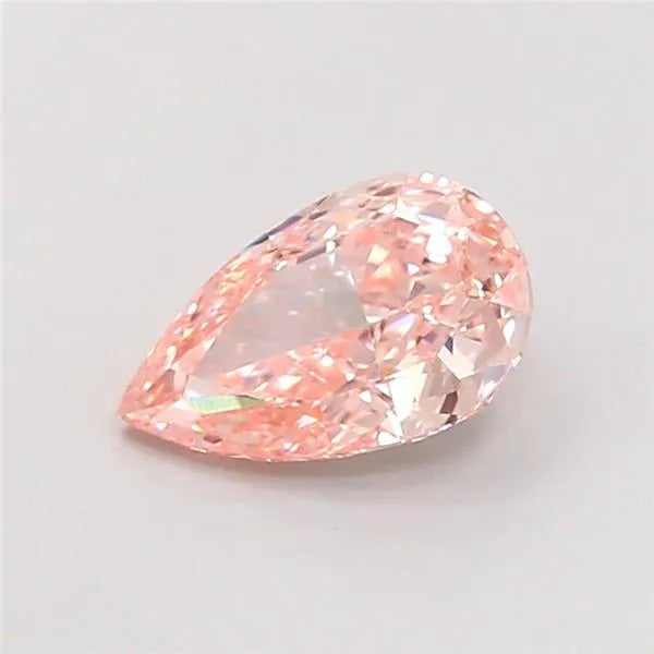 1.22ct Pear Lab Grown Diamond (Colour Fancy Vivid Pink, Clarity VVS2, IGI Certified)