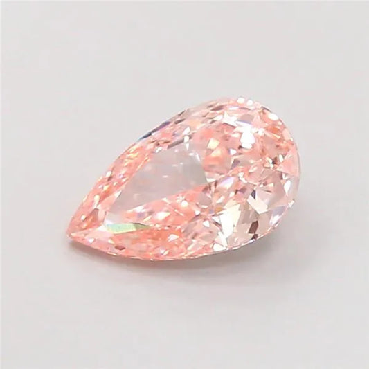 1.22ct Pear Lab Grown Diamond (Colour Fancy Vivid Pink, Clarity VVS2, IGI Certified)
