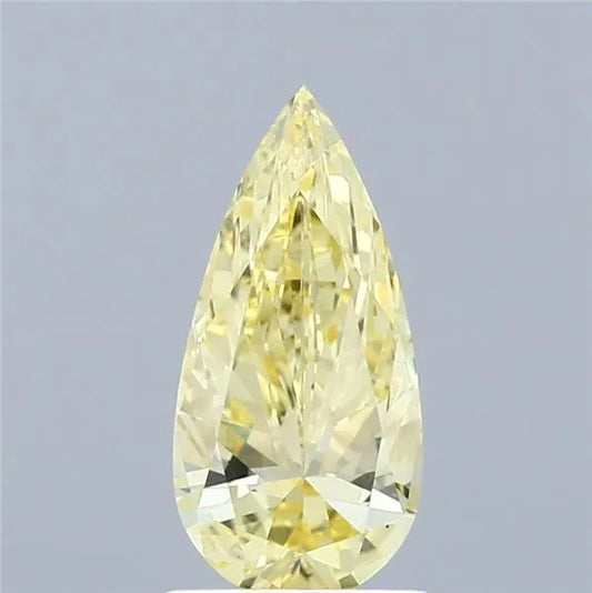 1.22ct Pear Lab Grown Diamond (Colour Fancy Yellow, Clarity VS1, IGI Certified)