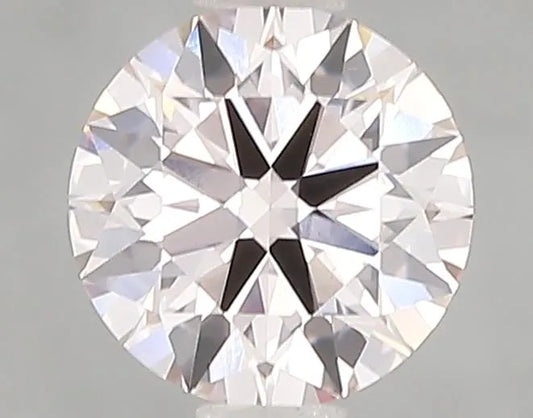 1.33ct Round Lab Grown Diamond (Colour Light Pink, Clarity VS1, Cut EX, IGI Certified)