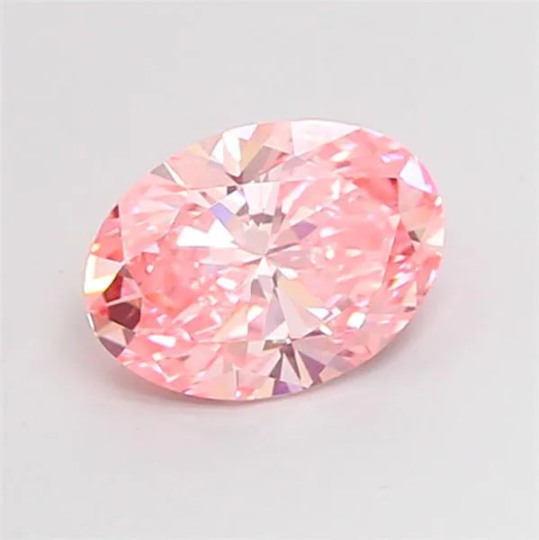 1.49ct Oval Lab Grown Diamond (Colour Fancy Vivid Pink, Clarity VVS2, IGI Certified)