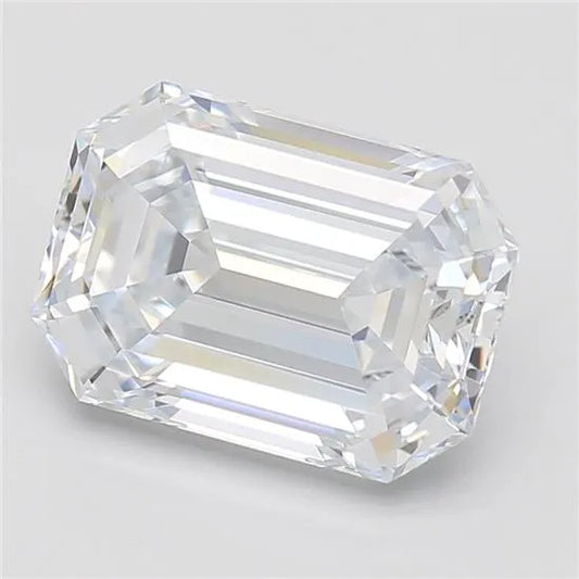 1.50ct Emerald Lab Grown Diamond (Colour G, Clarity IF, IGI Certified)