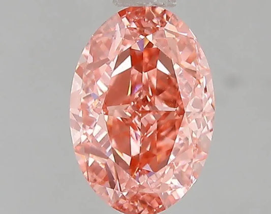 1.50ct Oval Lab Grown Diamond (Colour Fancy Vivid Pink, Clarity VS1, IGI Certified)
