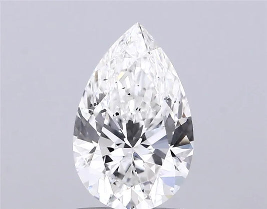 1.50ct Pear Lab Grown Diamond (Colour F, Clarity SI1, IGI Certified)
