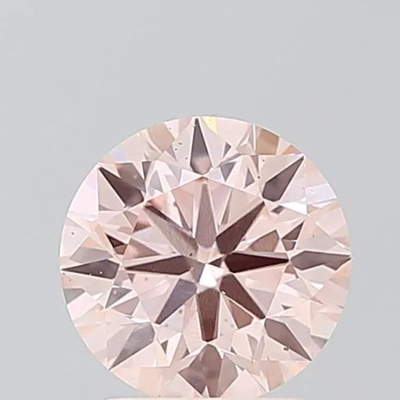 1.50ct Round Lab Grown Diamond (Colour Fancy Pink, Clarity VS2, Cut ID, IGI Certified)