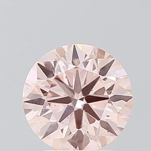 1.50ct Round Lab Grown Diamond (Colour Fancy Pink, Clarity VS2, Cut ID, IGI Certified)