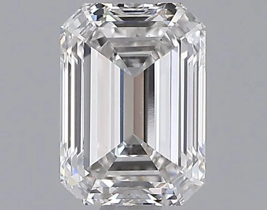 1.51ct Emerald Lab Grown Diamond (Colour G, Clarity VS1, IGI Certified)