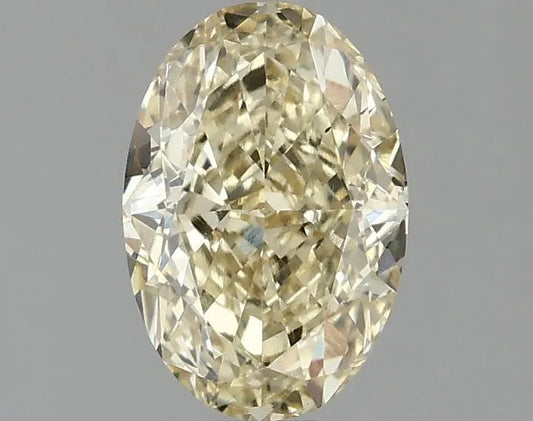 1.53ct Oval Lab Grown Diamond (Colour Fancy Intense Yellow, Clarity VS2, IGI Certified)