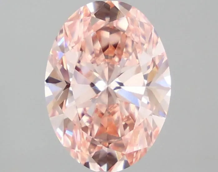 1.54ct Oval Lab Grown Diamond (Colour Fancy Intense Pink, Clarity VS1, IGI Certified)