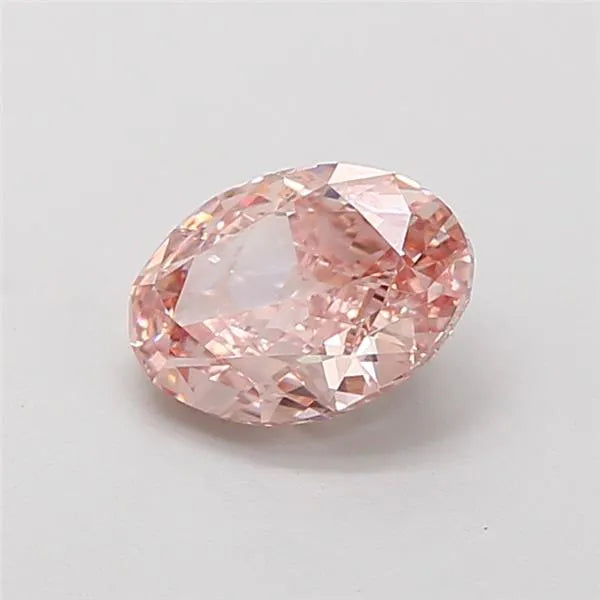 1.55ct Oval Lab Grown Diamond (Colour Fancy Intense Pink, Clarity VVS2, IGI Certified)