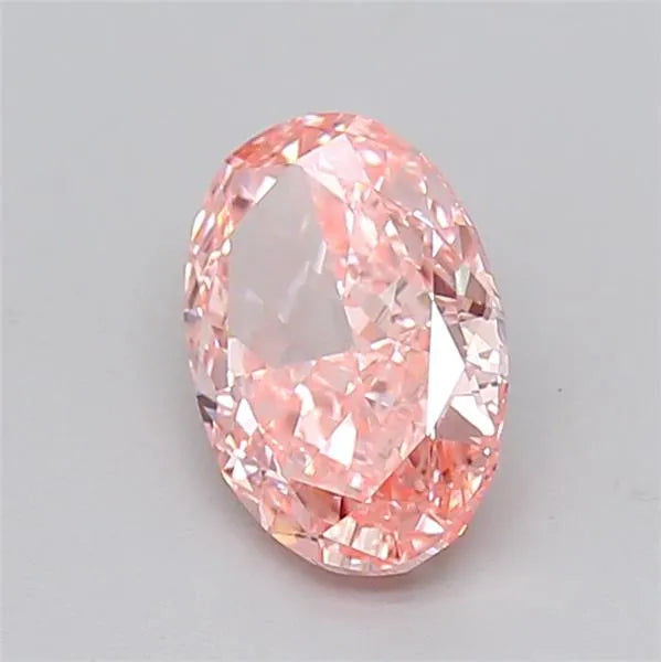 1.58ct Oval Lab Grown Diamond (Colour Fancy Vivid Pink, Clarity VVS2, IGI Certified)