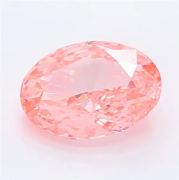 1.62ct Oval Lab Grown Diamond (Colour Fancy Vivid Pink, Clarity VVS2, IGI Certified)