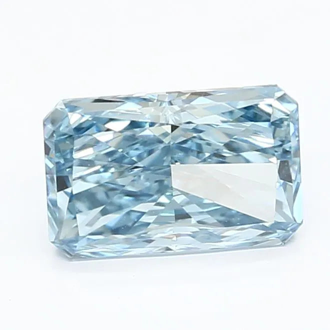1.78ct Radiant Lab Grown Diamond (Colour Fancy Vivid Blue, Clarity VVS2, IGI Certified)