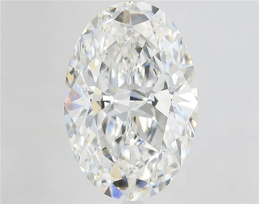 10.00ct Oval Lab Grown Diamond (Colour F, Clarity VVS2, IGI Certified)