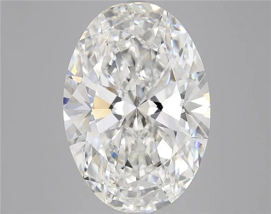 10.00ct Oval Lab Grown Diamond (Colour F, Clarity VVS2, IGI Certified)