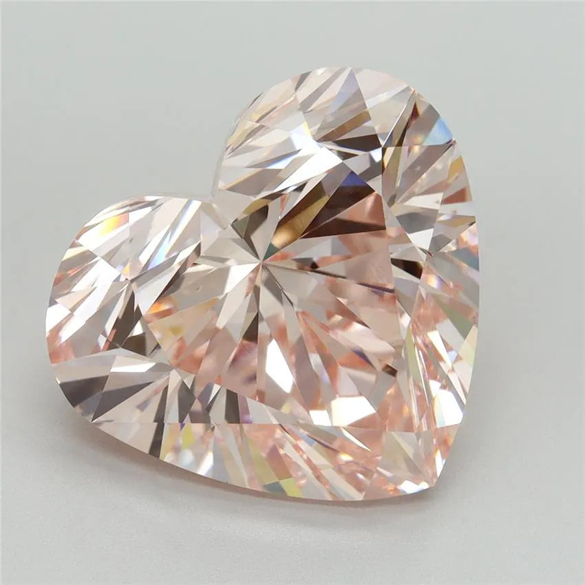 10.03ct Heart Lab Grown Diamond (Colour Fancy Intense Pink, Clarity VS2, IGI Certified)