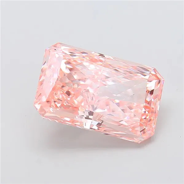 10.04ct Radiant Lab Grown Diamond (Colour Fancy Vivid Pink, Clarity VVS2, IGI Certified)