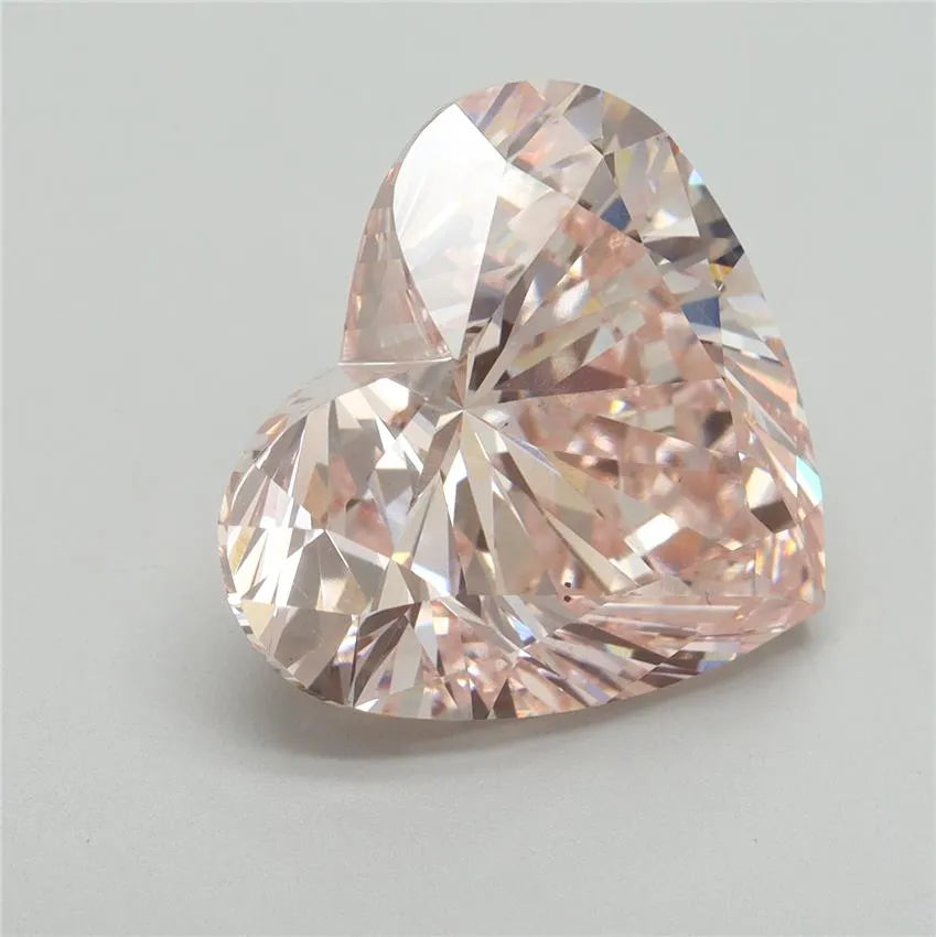 10.06ct Heart Lab Grown Diamond (Colour Fancy Intense Pink, Clarity VS2, IGI Certified)