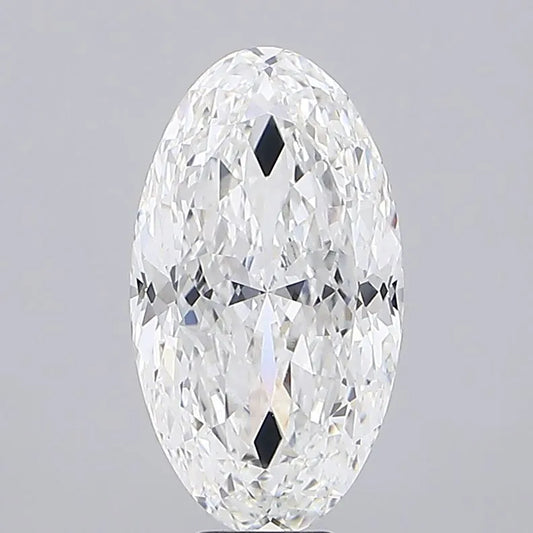 10.37ct Oval Lab Grown Diamond (Colour F, Clarity VVS2, IGI Certified)