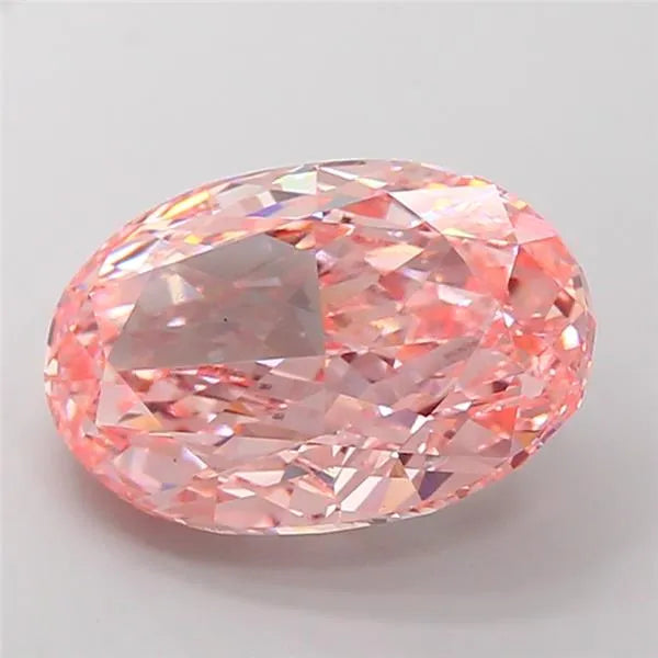 11.71ct Oval Lab Grown Diamond (Colour Fancy Intense Pink, Clarity VVS2, IGI Certified)
