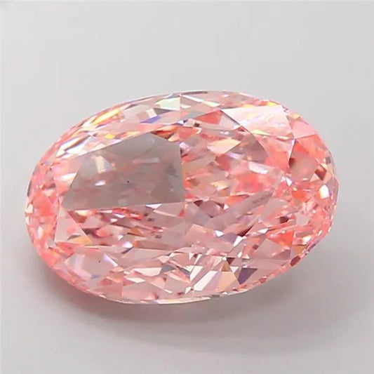 11.71ct Oval Lab Grown Diamond (Colour Fancy Intense Pink, Clarity VVS2, IGI Certified)