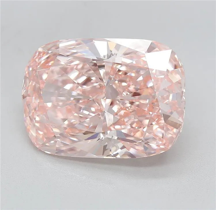 12.06ct Cushion modified Lab Grown Diamond (Colour Fancy Vivid Pink, Clarity VVS2, Cut EX, IGI Certified)