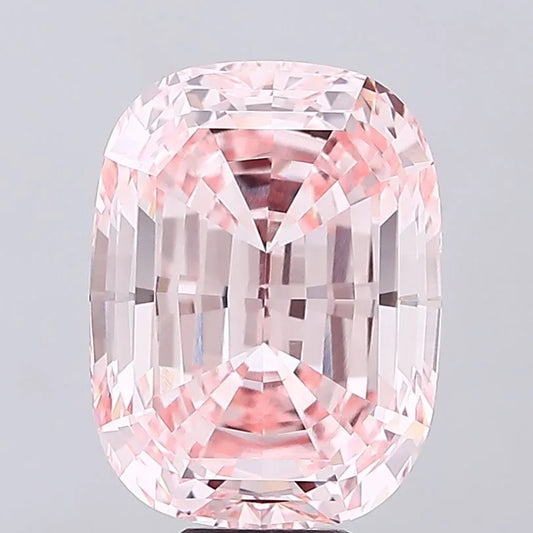 12.14ct Cushion Lab Grown Diamond (Colour Fancy Intense Pink, Clarity VVS2, IGI Certified)