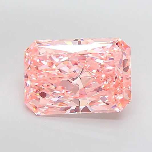 12.56ct Radiant Lab Grown Diamond (Colour Fancy Vivid Pink, Clarity VVS2, IGI Certified)
