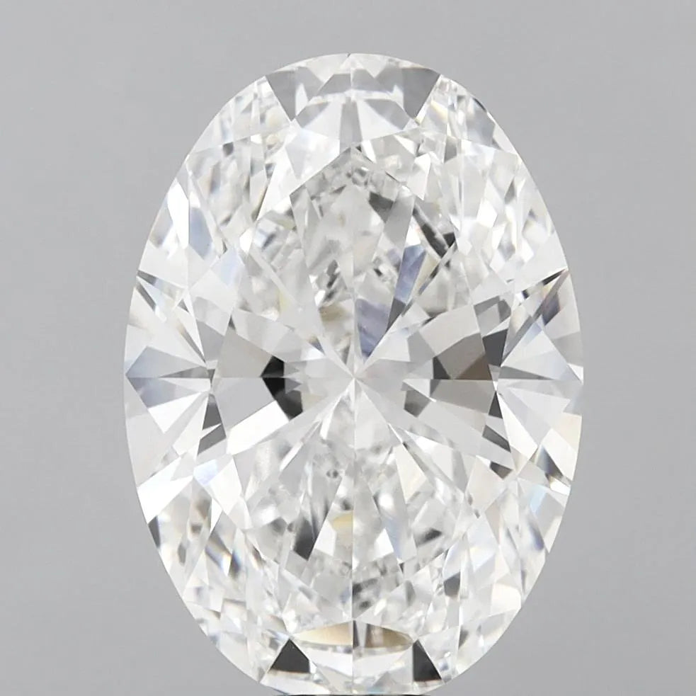 12.90ct Oval Lab Grown Diamond (Colour F, Clarity VVS2, IGI Certified)